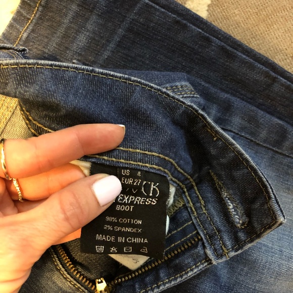 Perfect condition Rerock Express bootcut jeans - Picture 3 of 8